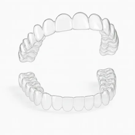 Clear Essix Retainer — custom-fit clear dental retainer made in UK lab