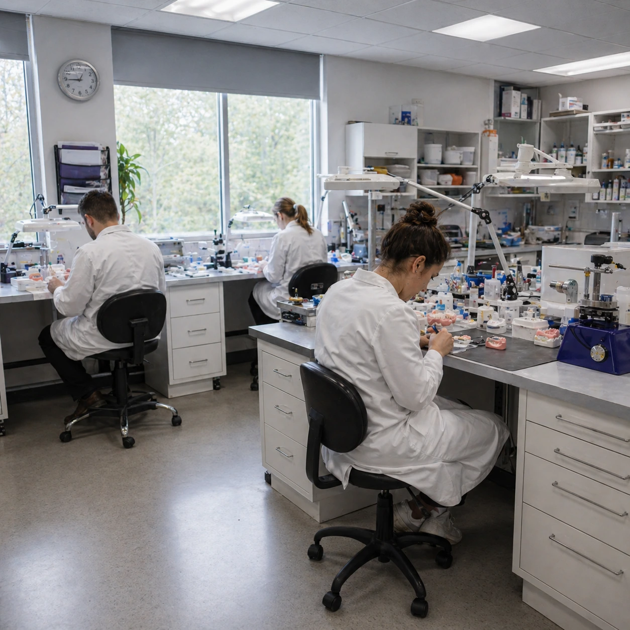 Retainers at Home UK dental lab facility